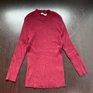 Freshman Forever Pullover Ribbed Knit Sweater